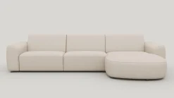 Sale XOOON Tineo, loungebank rechts - Livigno - Creme