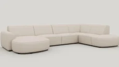 XOOON Tineo, U-bank rechts - Livigno - Creme