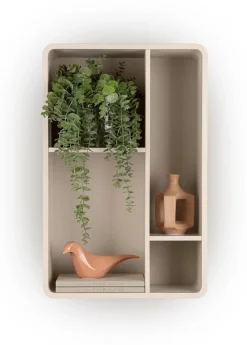 Hot XOOON Trentino, Wand-element 85 cm. - mdf gelakt - Creme