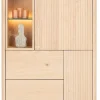 Clearance XOOON Trenton, bergkast 95 cm - 3-deuren + 2-laden + 4-niches - natural