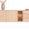 Outlet XOOON Trenton, Dressoir 210 cm. - 2-deuren + 3-laden + 2-niches - natural