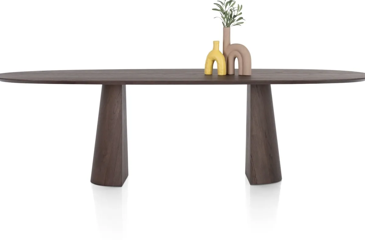 Clearance XOOON Trenton, eetkamertafel 270 x 120 cm - Clay