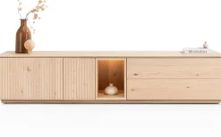 Sale XOOON Trenton, lowboard 210 cm - 2-deuren + 2-laden + 1-niche - natural