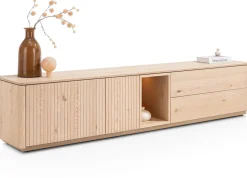 Sale XOOON Trenton, lowboard 210 cm - 2-deuren + 2-laden + 1-niche - natural