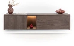 Outlet XOOON Trenton, lowboard 180 cm - 1-deur + 2-laden + 1-niche - Clay