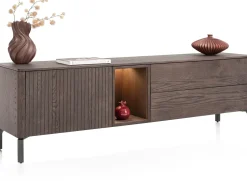 Outlet XOOON Trenton, lowboard 180 cm - 1-deur + 2-laden + 1-niche - Clay