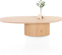 Discount XOOON Trenton salontafel 120 x 50 cm in de kleur Naturel -