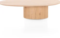 Discount XOOON Trenton salontafel 120 x 50 cm in de kleur Naturel -