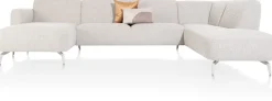 Outlet XOOON Twist, Longchair links - 2,5 zits zonder armen - ottomane rechts