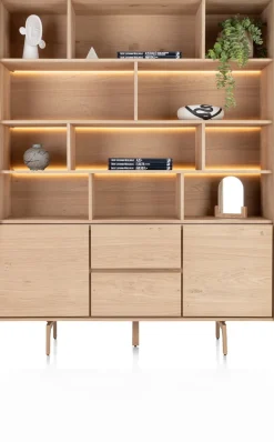 New XOOON Valgard buffet 160 cm - 2-deuren (+ LED) -