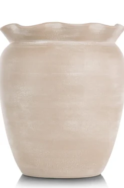 Sale XOOON Wave pot H40cm in de kleur Beige - COCOmaison