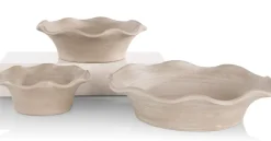 XOOON Wave schaal D25cm in de kleur Beige - COCOmaison