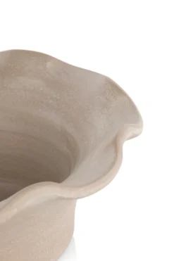 XOOON Wave schaal D25cm in de kleur Beige - COCOmaison