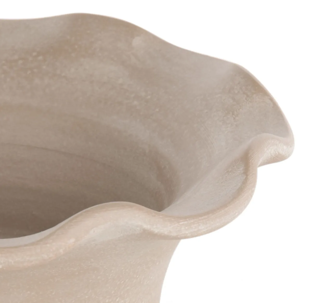 XOOON Wave schaal D25cm in de kleur Beige - COCOmaison