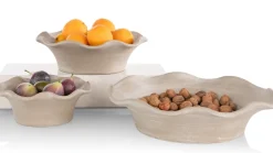 XOOON Wave schaal D25cm in de kleur Beige - COCOmaison