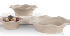 XOOON Wave schaal D25cm in de kleur Beige - COCOmaison